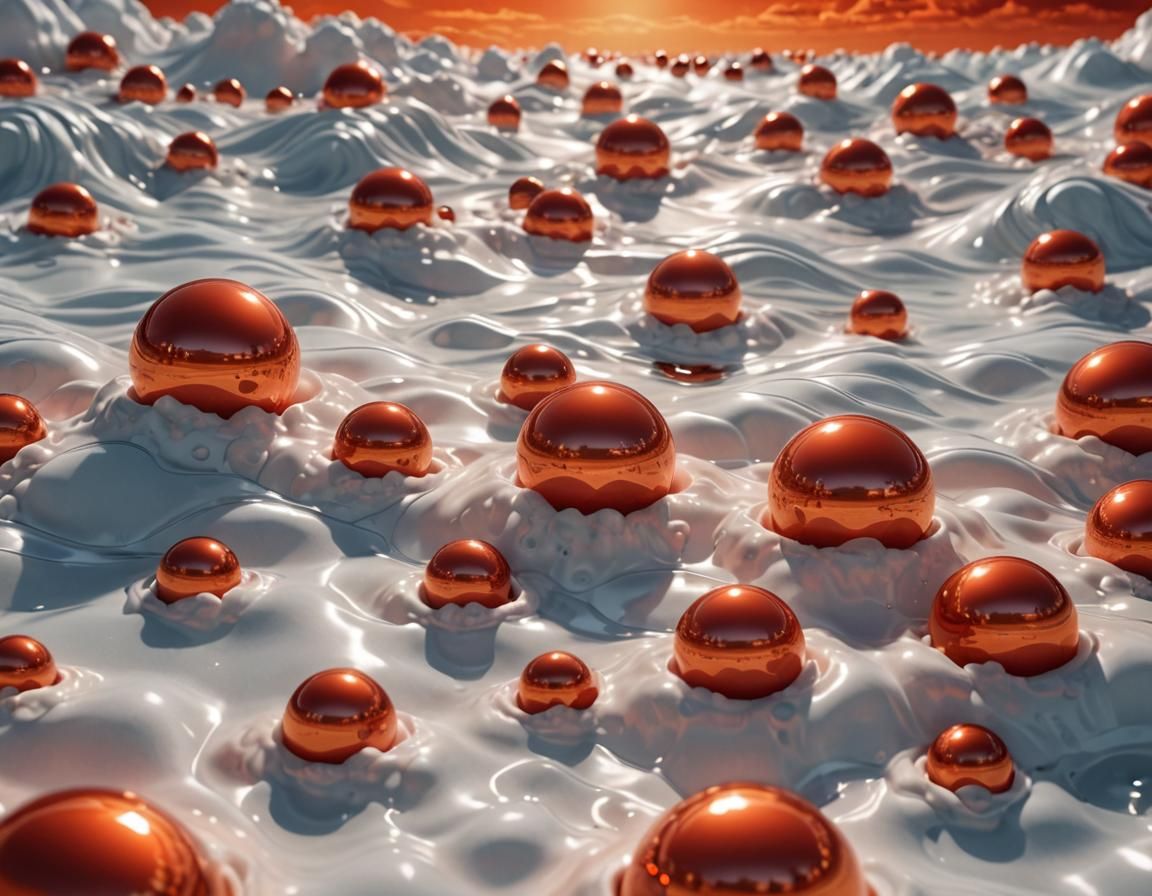 Surreal Cityscape Unveils Secrets of Infinite Waves