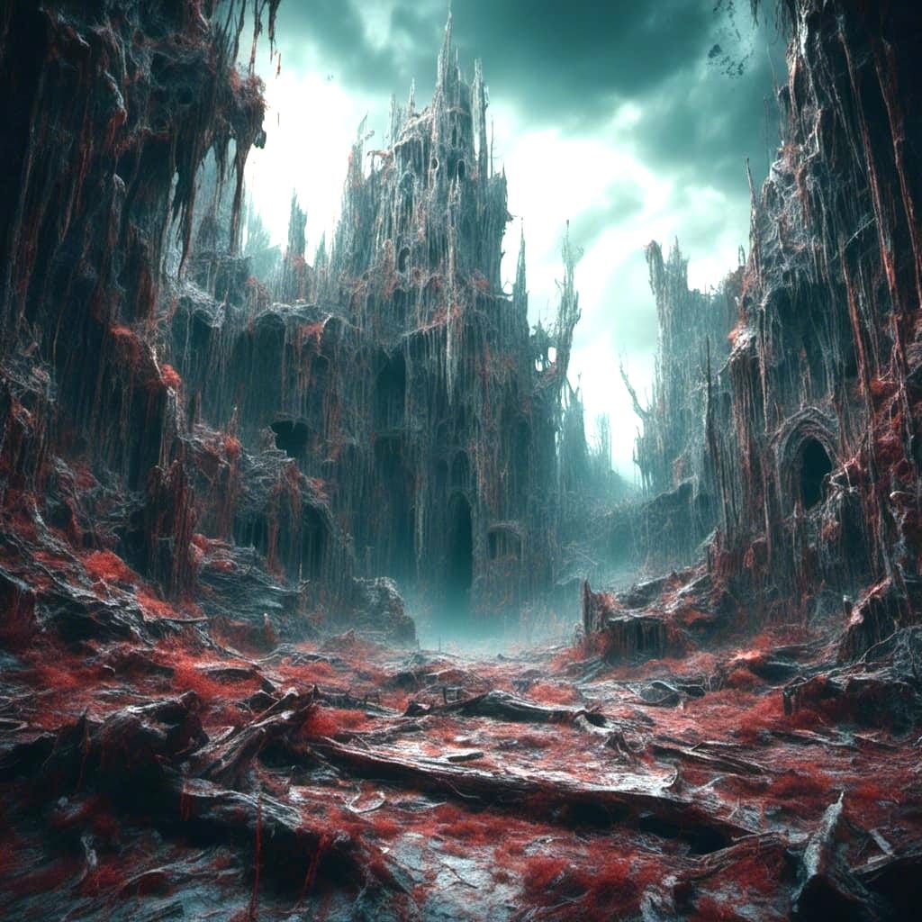 Fantastical Computer as Detailed Matte Painting