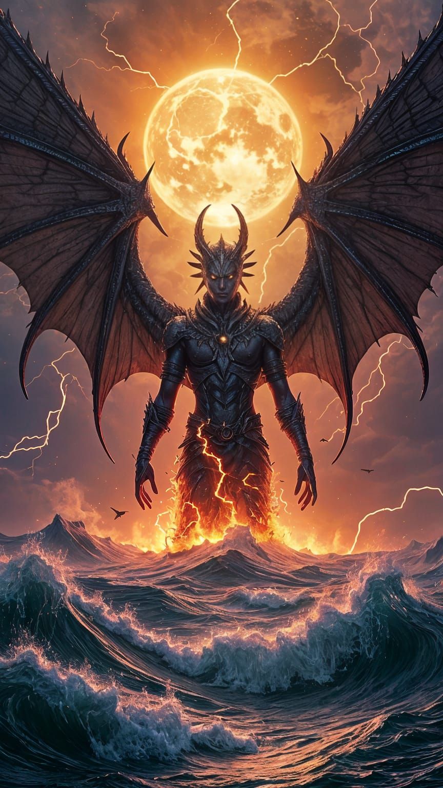 Tiamat Emerges from the Burning Abyss