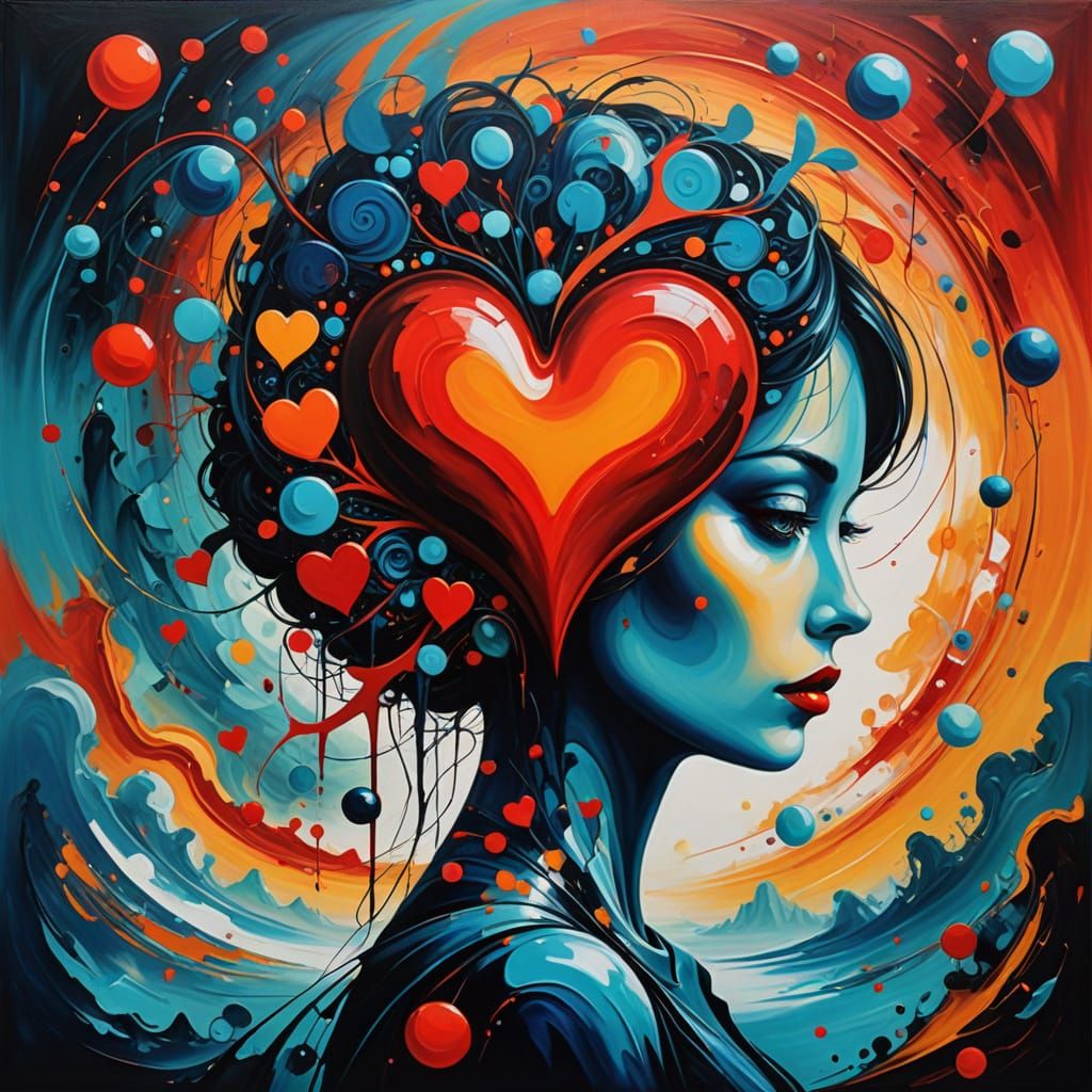 Surreal Abstract Art Celebrating Self Love