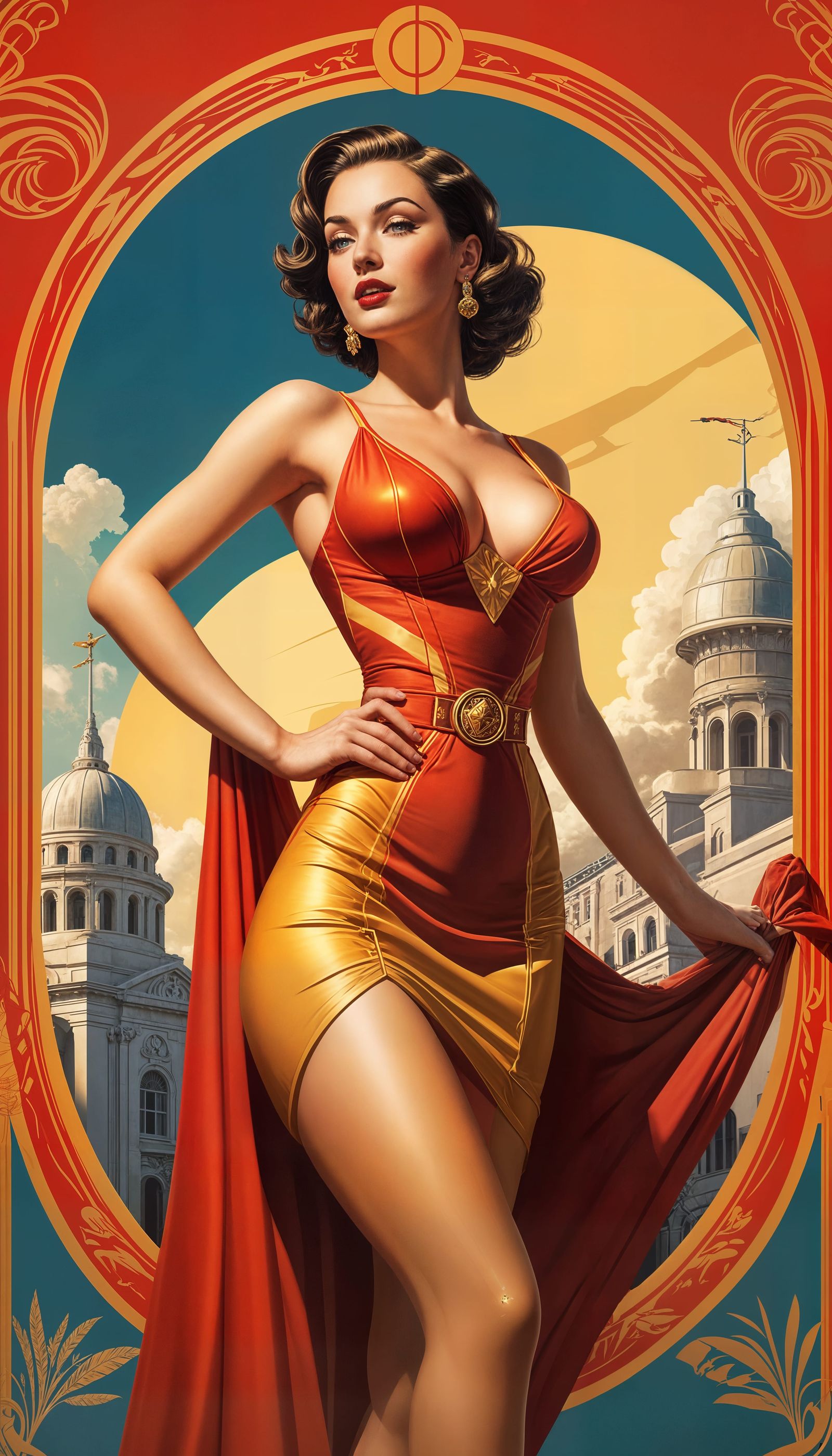 Svelte Superheroine Solara Defends North Macedonia