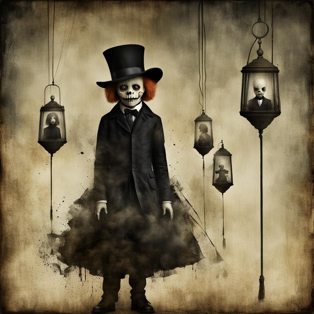 Puppet Master in Dark Art Style