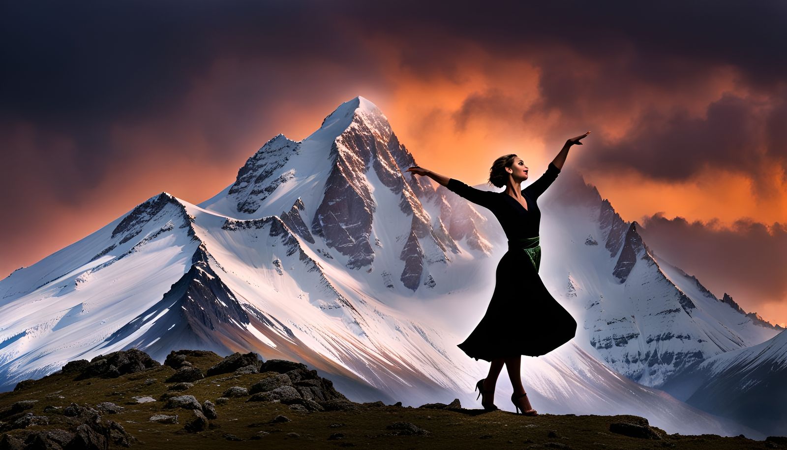 Dancing With The Mountain: AI Interpretation