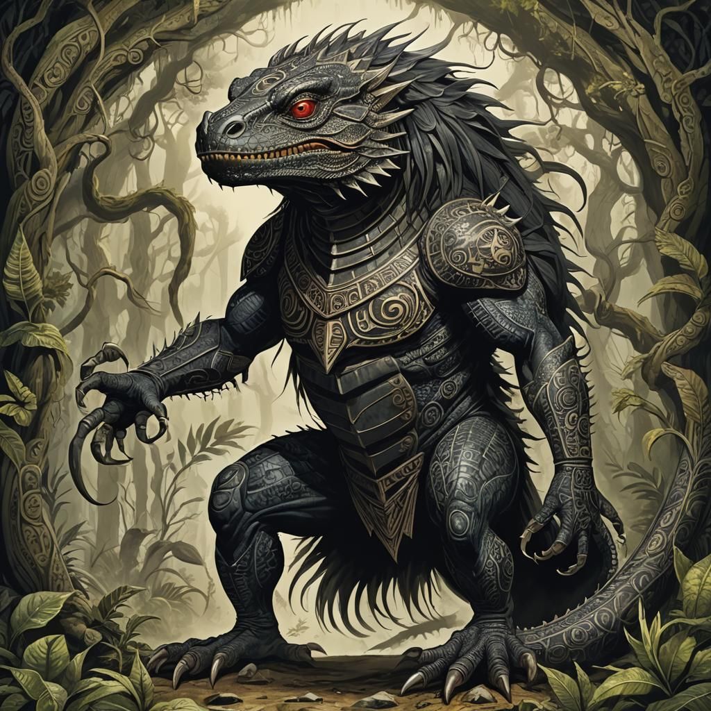 Whiro-te-tipua (aka Whiro) is the lord of darkness and embodiment of all evil in Māori mythology.