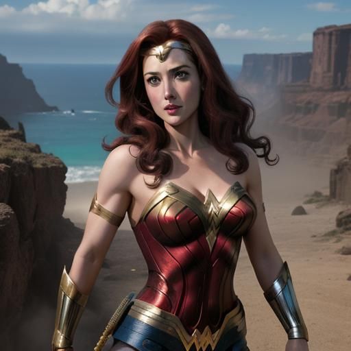 Gillian Anderson as Wonder Woman