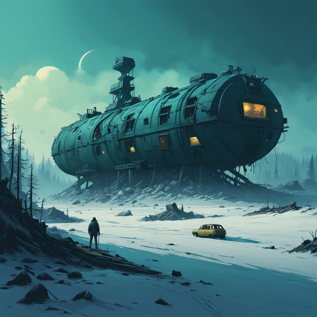 Ethereal Lovecraftian Everglade in Dark Fantasy Style