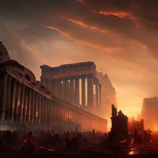 Fall of Rome: Dark Fantasy Concept Art