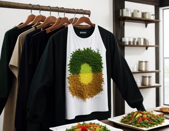 Clothes Made Out of Food: An AI Art Creation