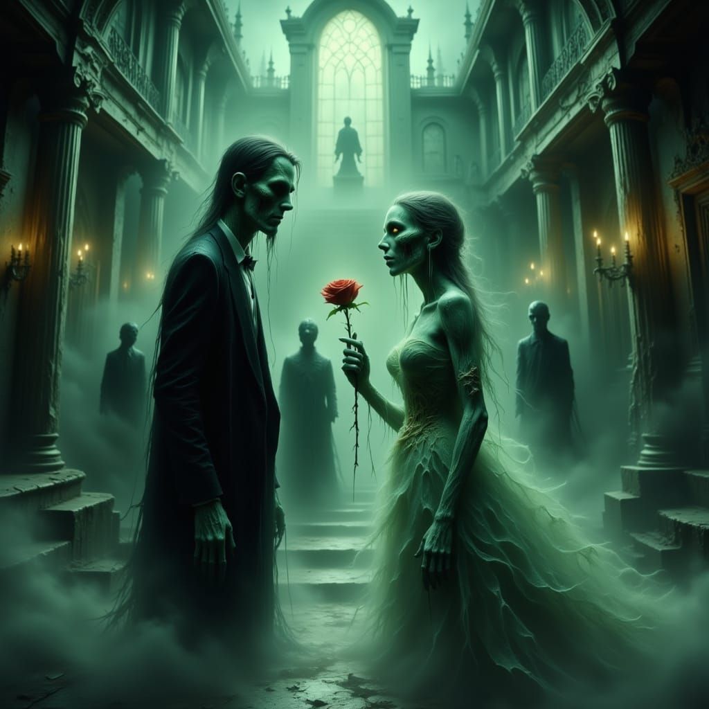 Macabre Prom Night: Zombie Couple Meets Frightened Parents