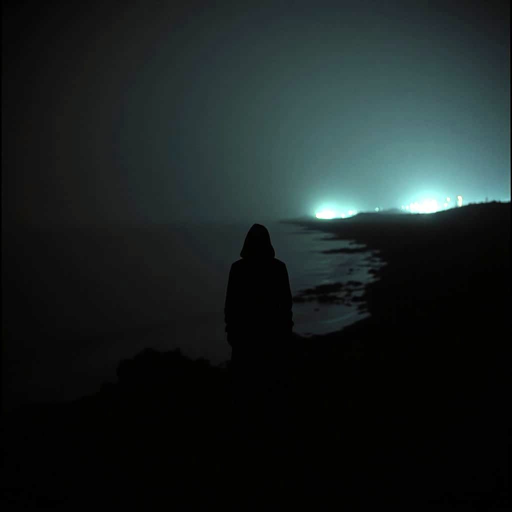 Dreamlike Film Still: Cinematic Strand of Nightmares