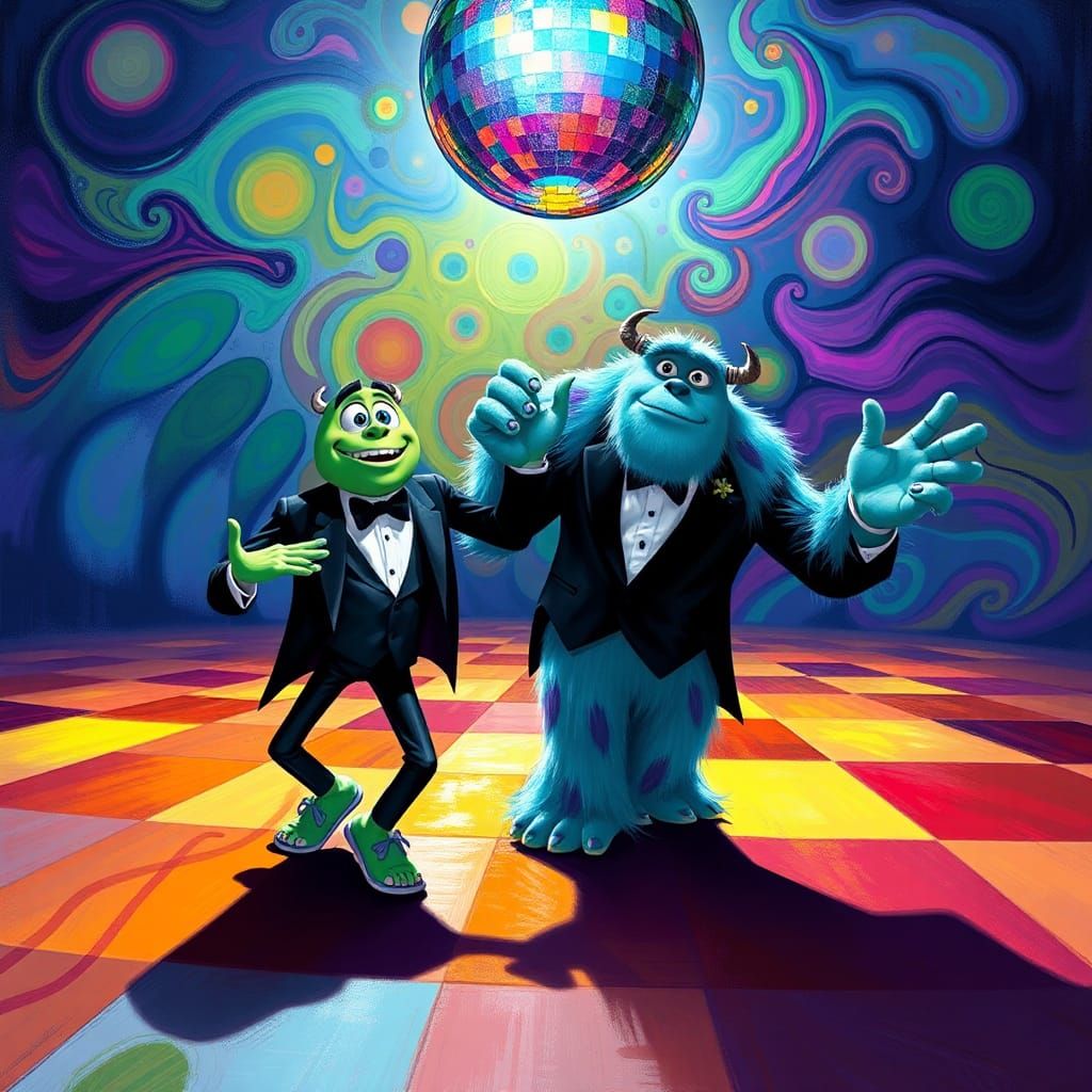 Mike and Sulley's Surreal Prom Dance