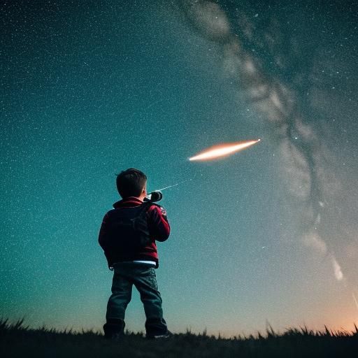 Child Astronaut Dreams of Space Travel