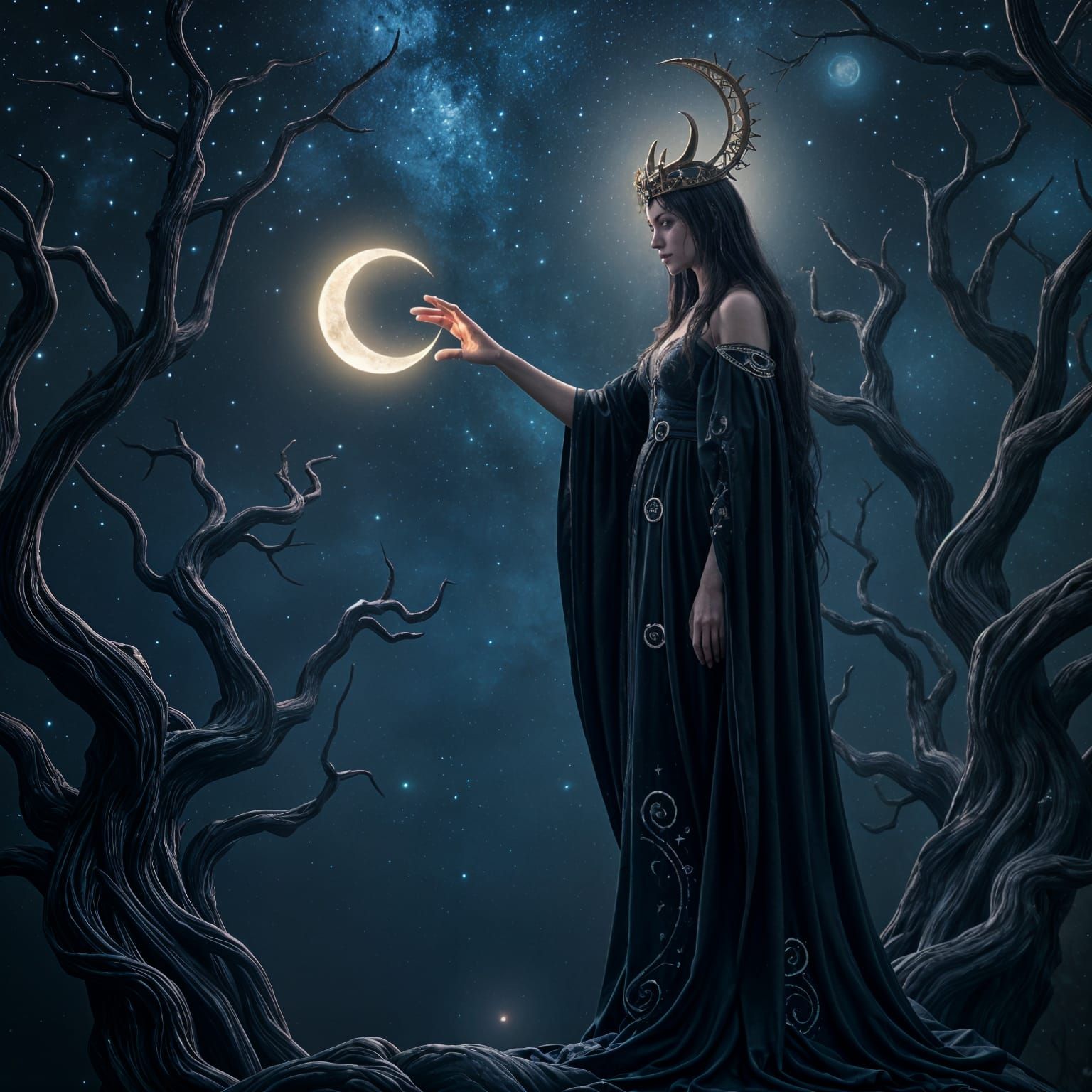 Mystical Goddess Hekate Anoints Vivian with Lunar Power Unde...