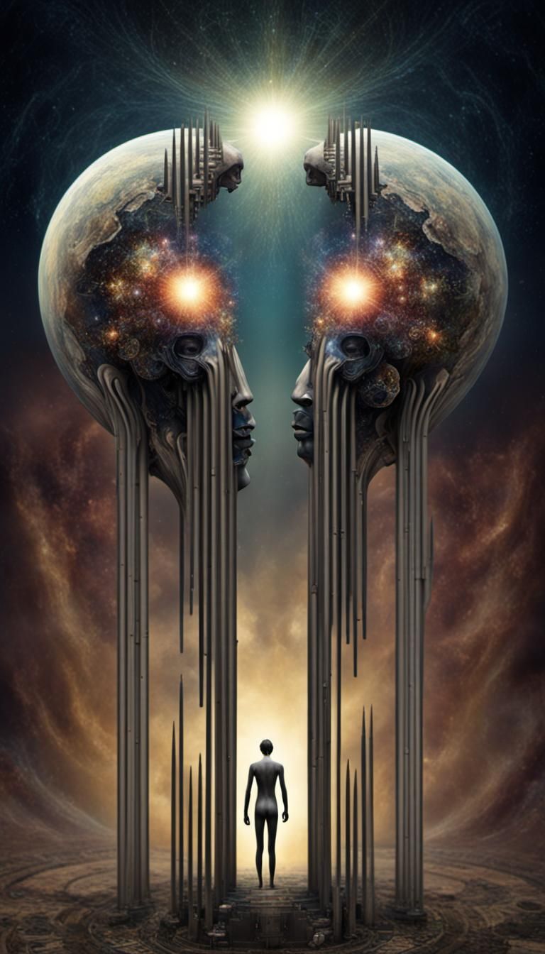 Duality in the Singularity: A Conceptual Image