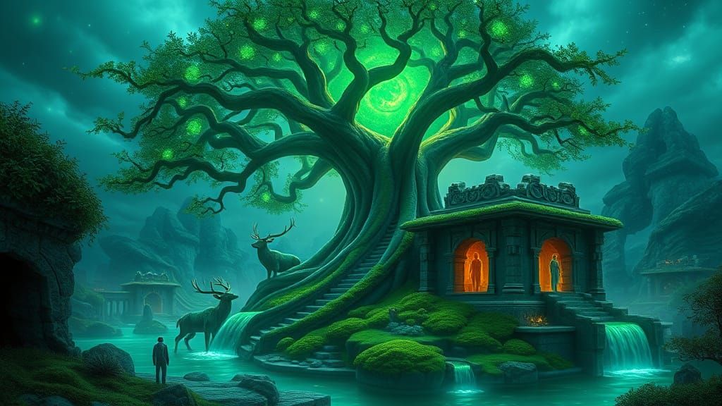 Emerald Fantasy Realm: The Verdant Nexus