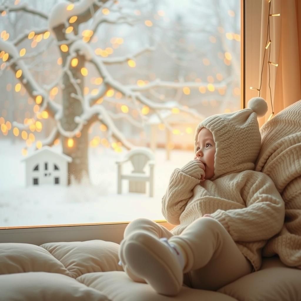 Winter's Embrace: A Warm and Cozy Scene