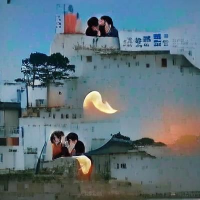 Romantic Moonlit Sky