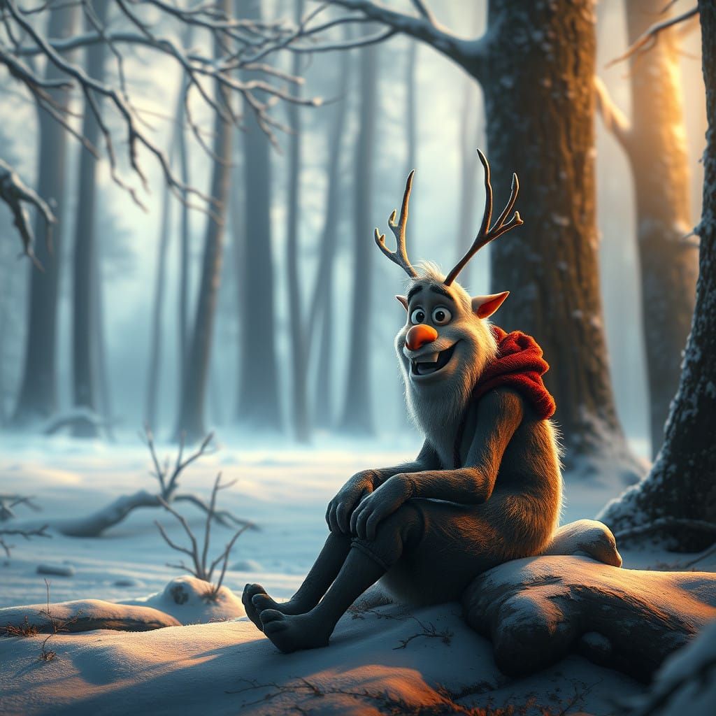 Winter Fantasy Olaf Concept Art