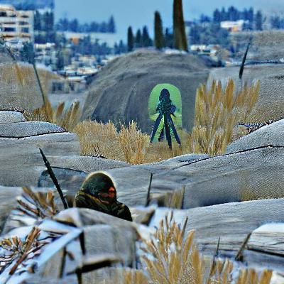 Lone Stalker in Post-Apocalyptic Zone