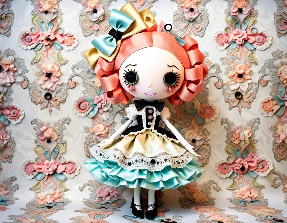 Scary Lifesize Lalaloopsy Doll with Button Eyes