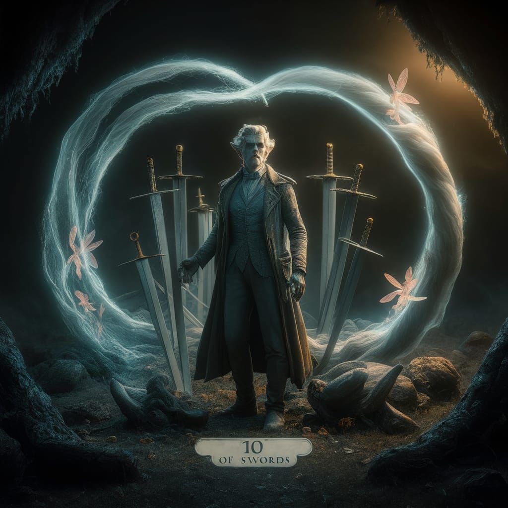 Time Lord in Tarot Scene: HDR Unreal Engine 5