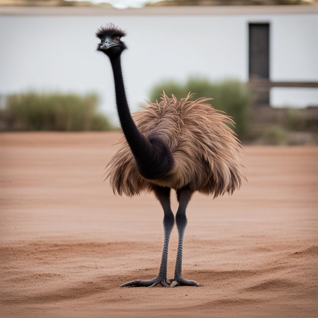 Emu with Sword