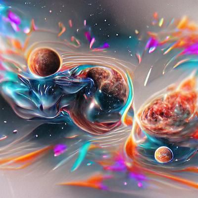 Planetary Collision in Astral Holographic Style