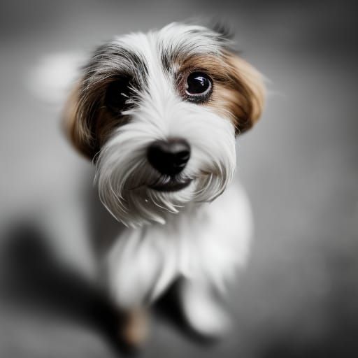 Professional Photo of Small Dog with Bokeh