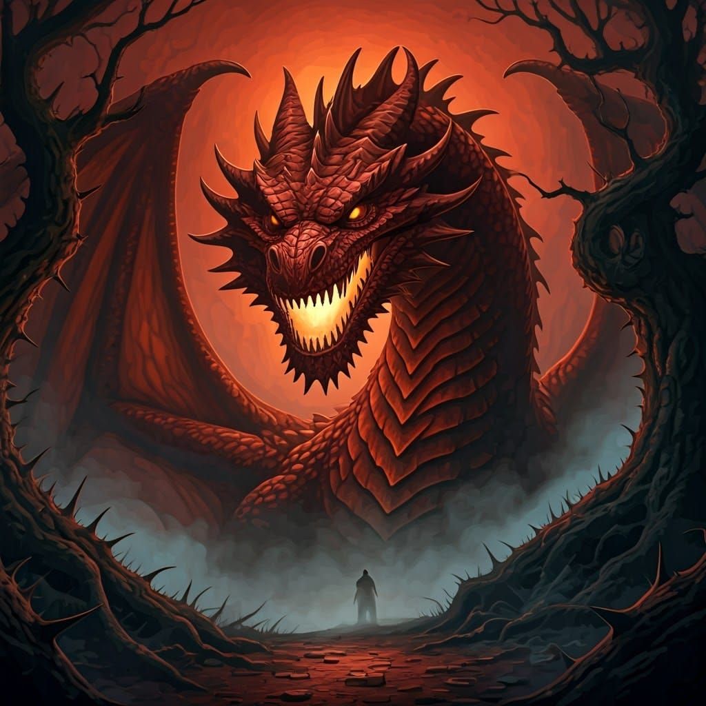 Crimson Dragon Dominates Gothic Horror Landscape