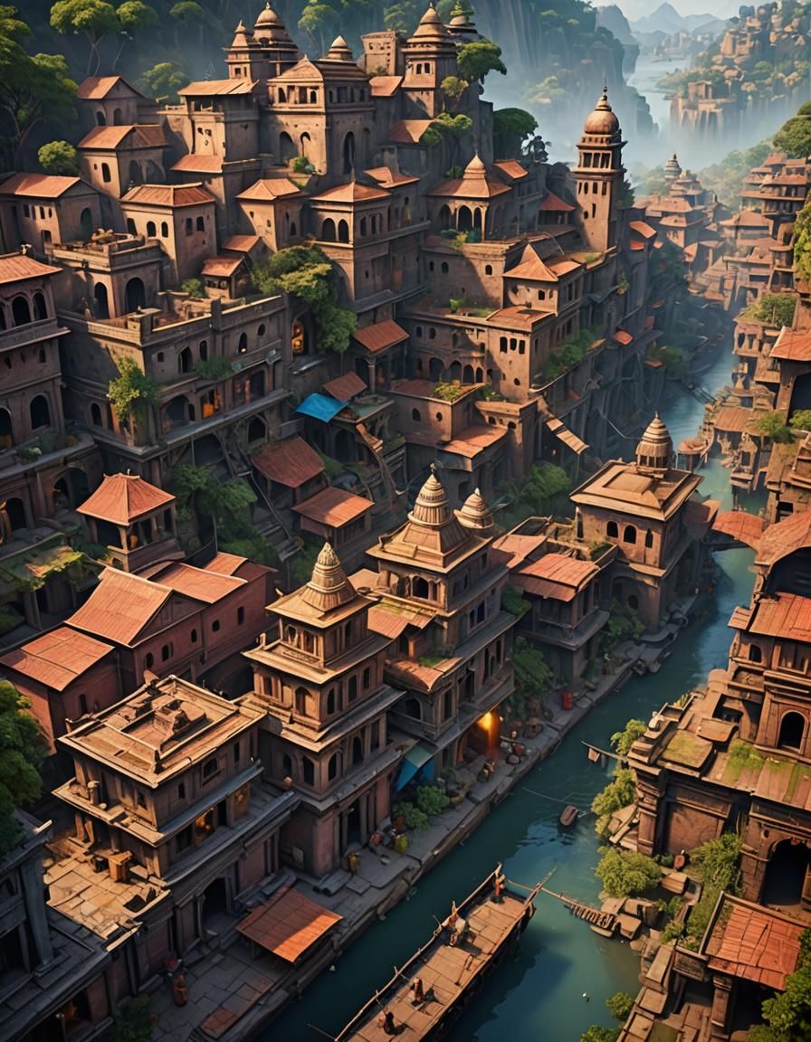 Bihar Modernization: Development and Unity in Fantasy Art