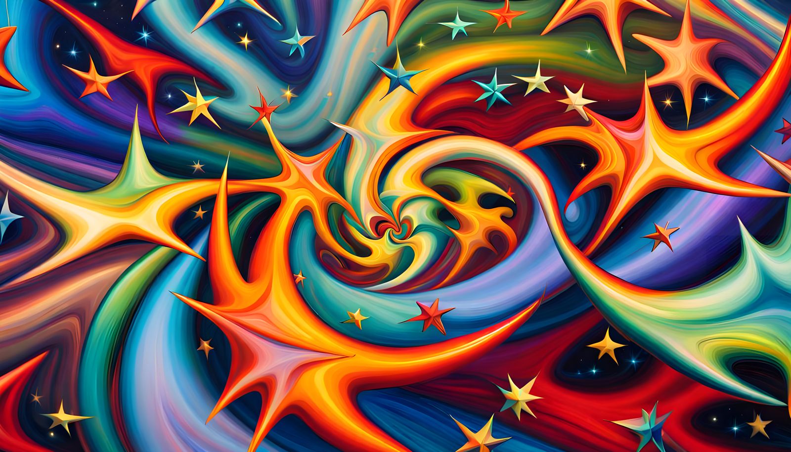 Iridescent Plasma Filaments Form Protostar Cluster as Oil Pa...