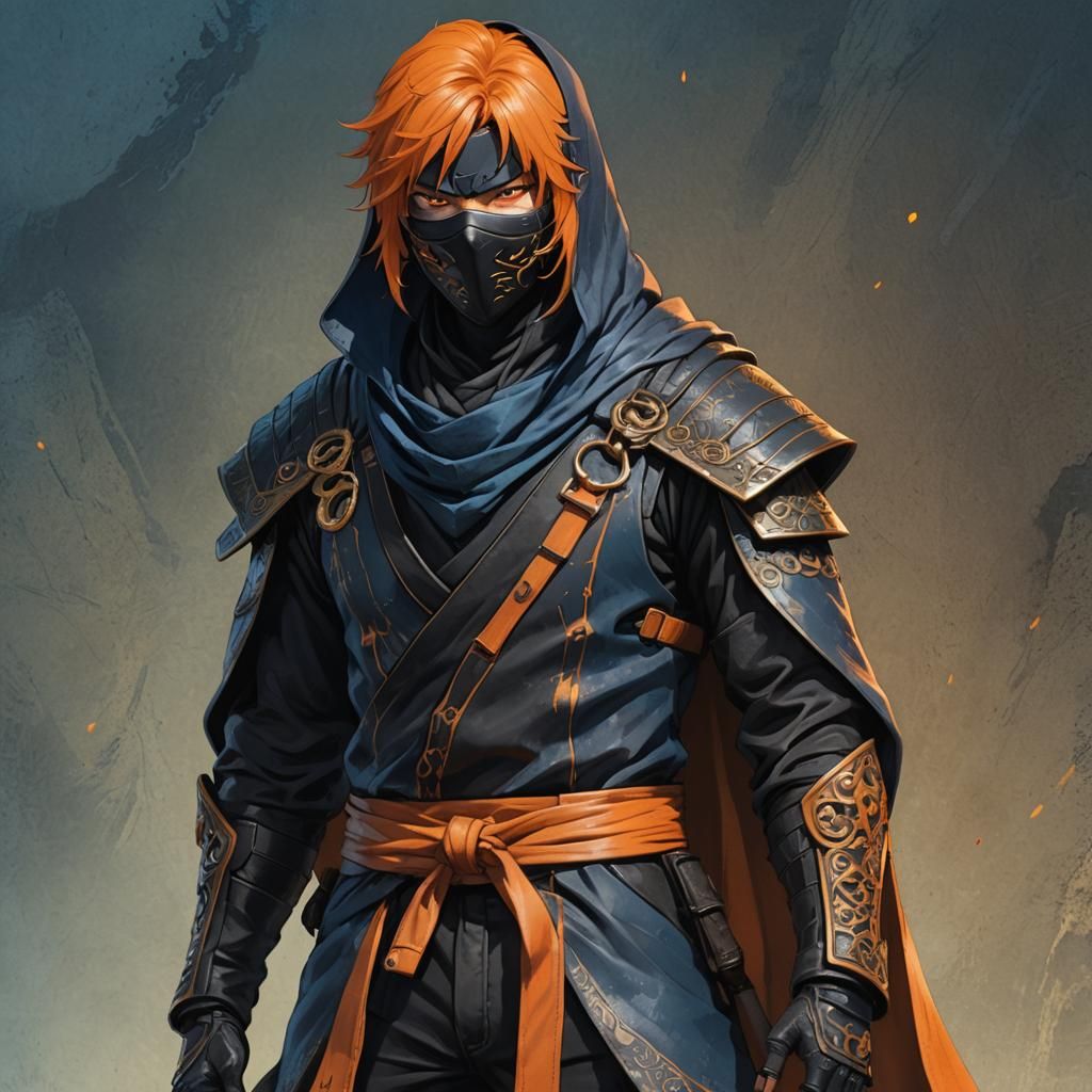 Hyperrealistic Anime Ninja Concept Art in 8k