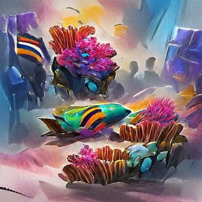 Vibrant Coral Reef Ecosystem