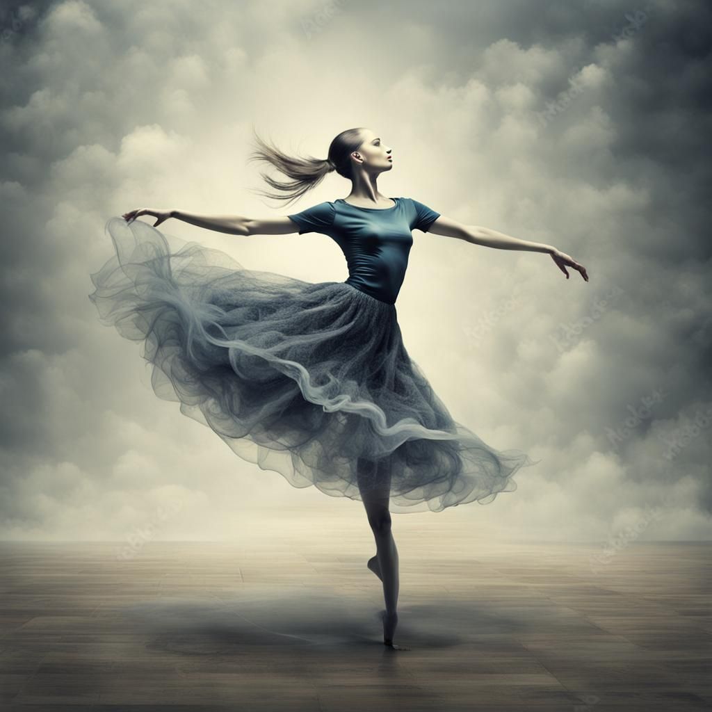 Invisible Dancer: A Surrealist Vision