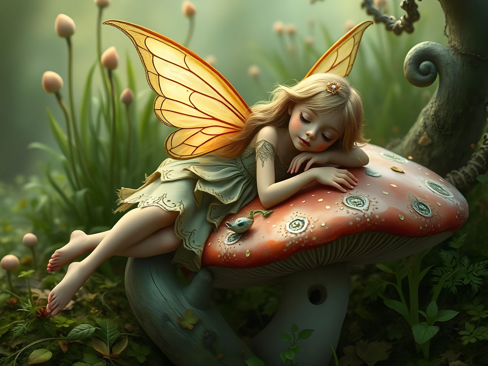 Mystical Faerie in Ethereal Beauty