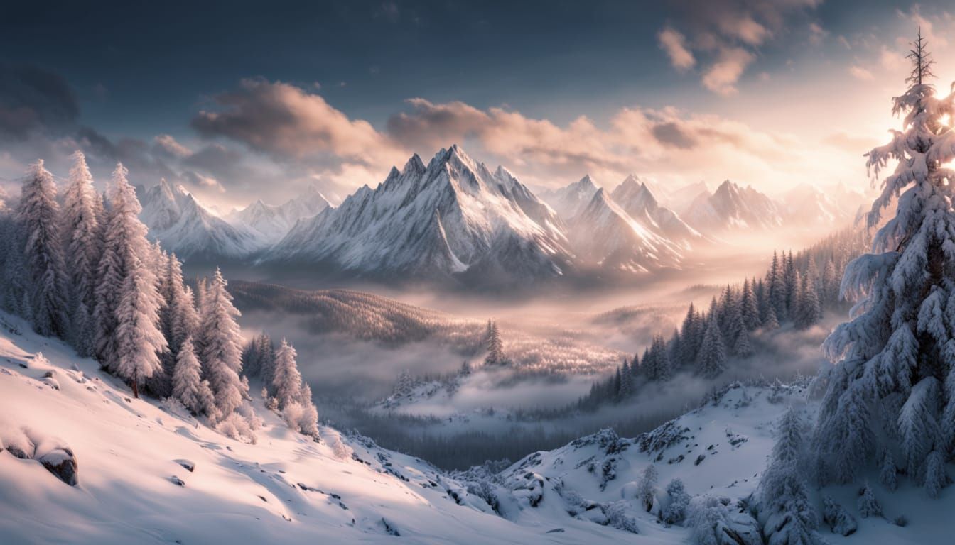 Ethereal Winter Wonderland Unfolds