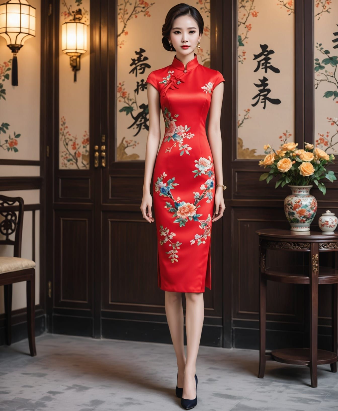 Elegant Fashion Qipao Design