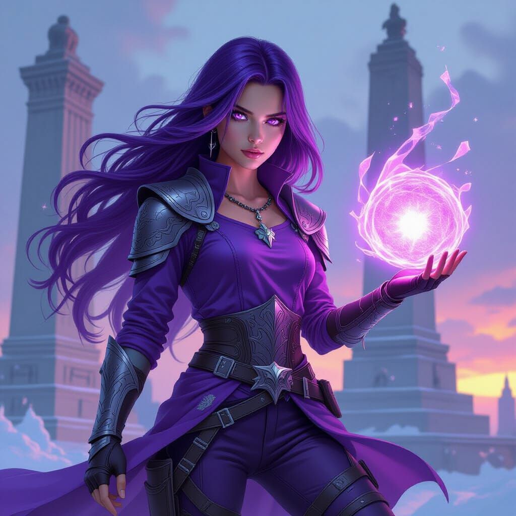 Teenage Ice Warrior on American Monument