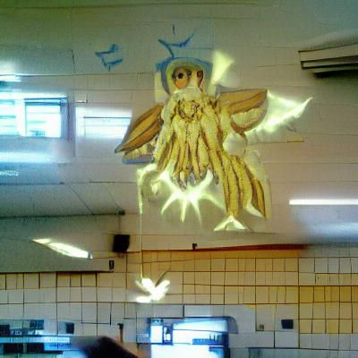 Old unknown photograph of an ancient seraphim of light made ...