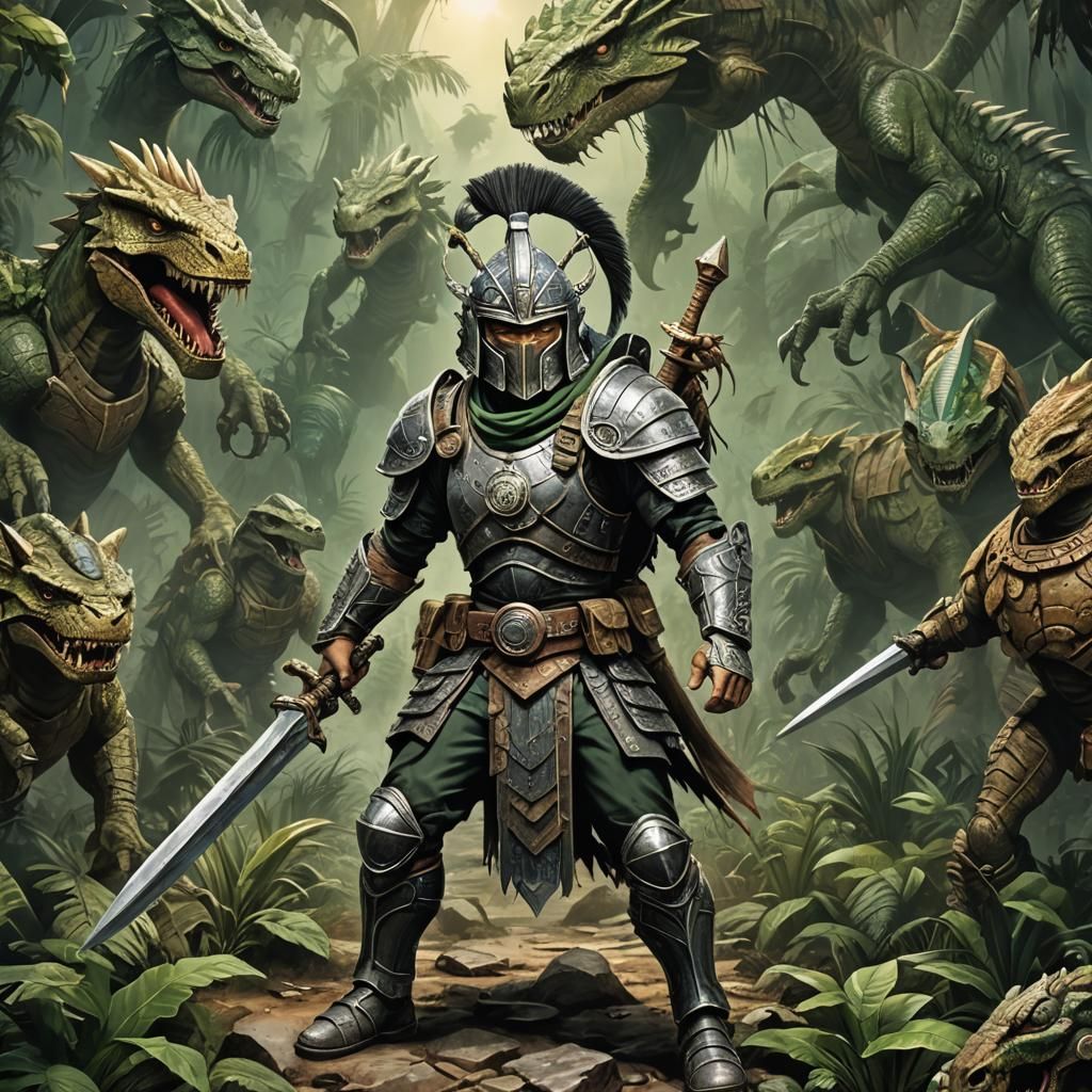 Warrior of the Lost World: AI Interpretation