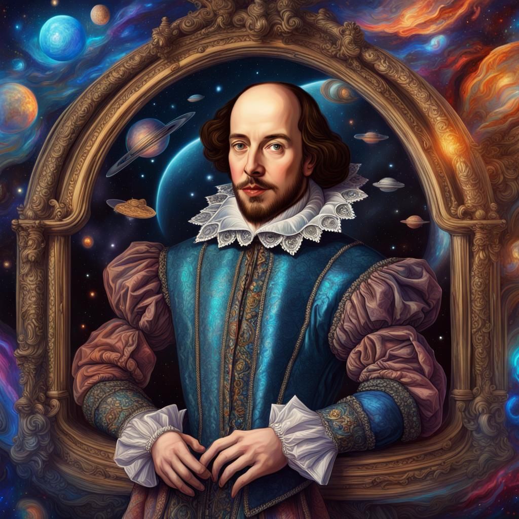 Shakespeare in Quantum Spaceship: Hyperrealist Surrealism