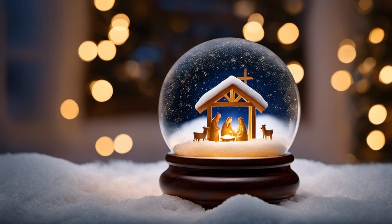 Nativity Snow Globe
