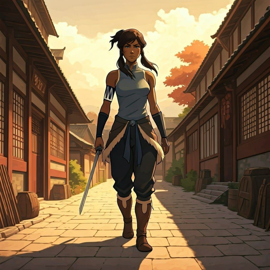 Korra Embarks in Anime Village