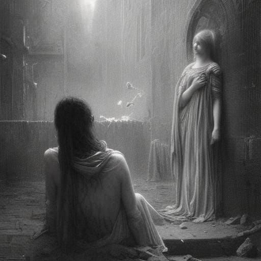 Broken Heart in Horror Style