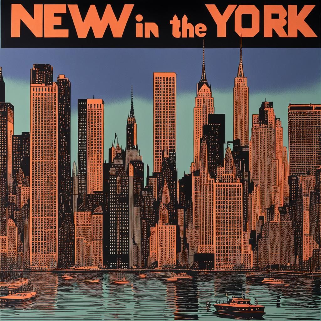 New York City Screen Print Art, 1981