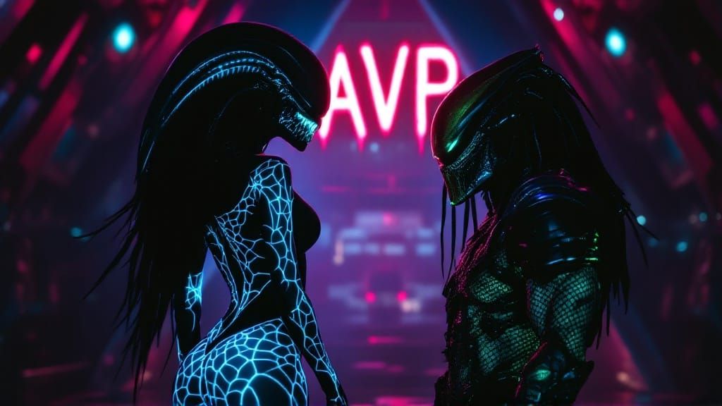 Goth Xenomorph in Mystic Spaceship Pyramid