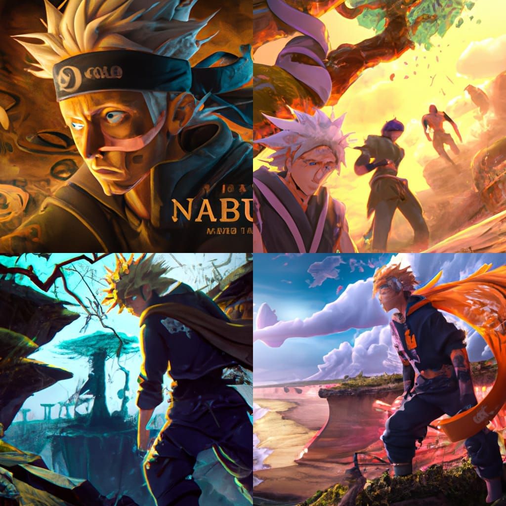 Dark Fantasy Naruto Concept Art in 8k Resolution