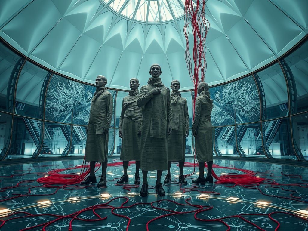 Fractured Atrium of the Mind's Eye