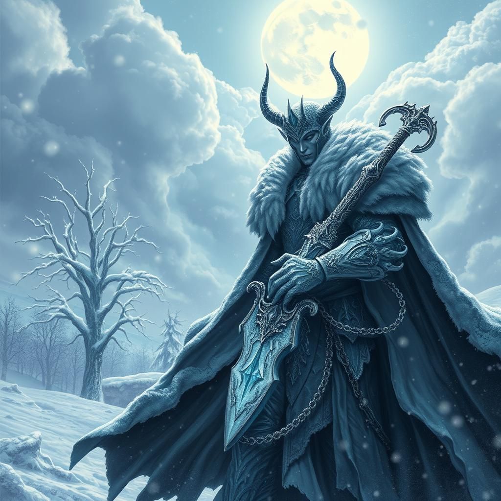g figure of Eredin, the Lord of the Frozen v2