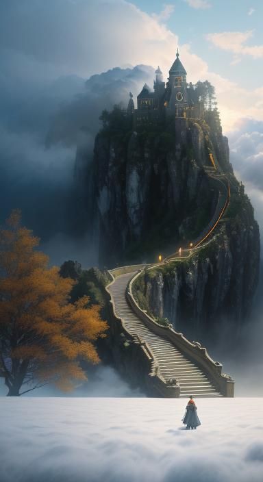 Stairway to Equality: A Surreal Dreamscape